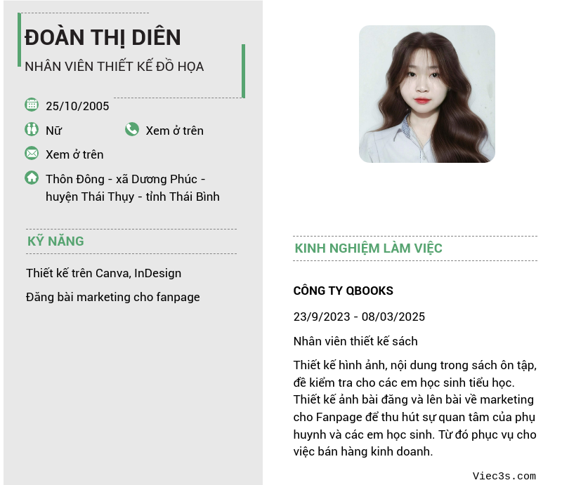 CV ứng viên
