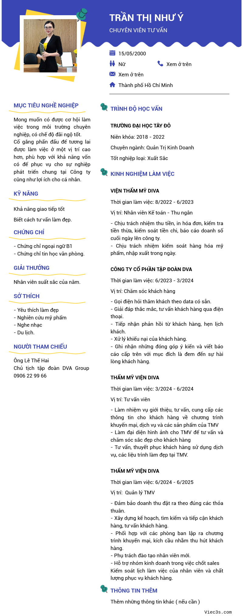 CV ứng viên