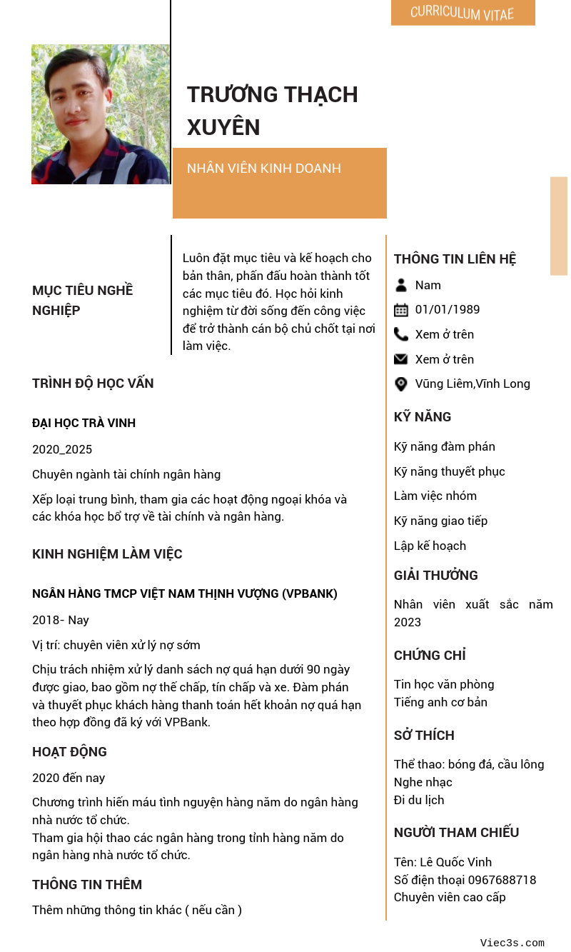 CV ứng viên