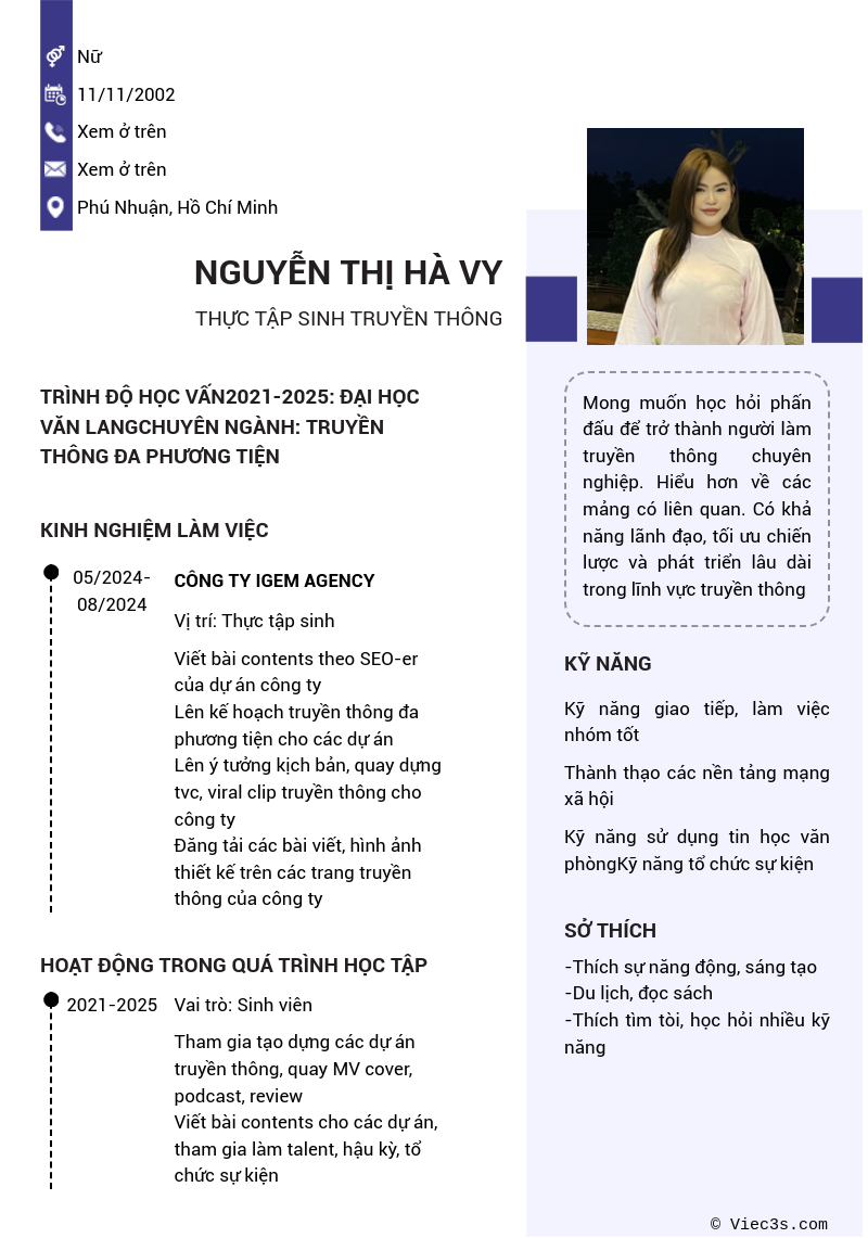 CV ứng viên