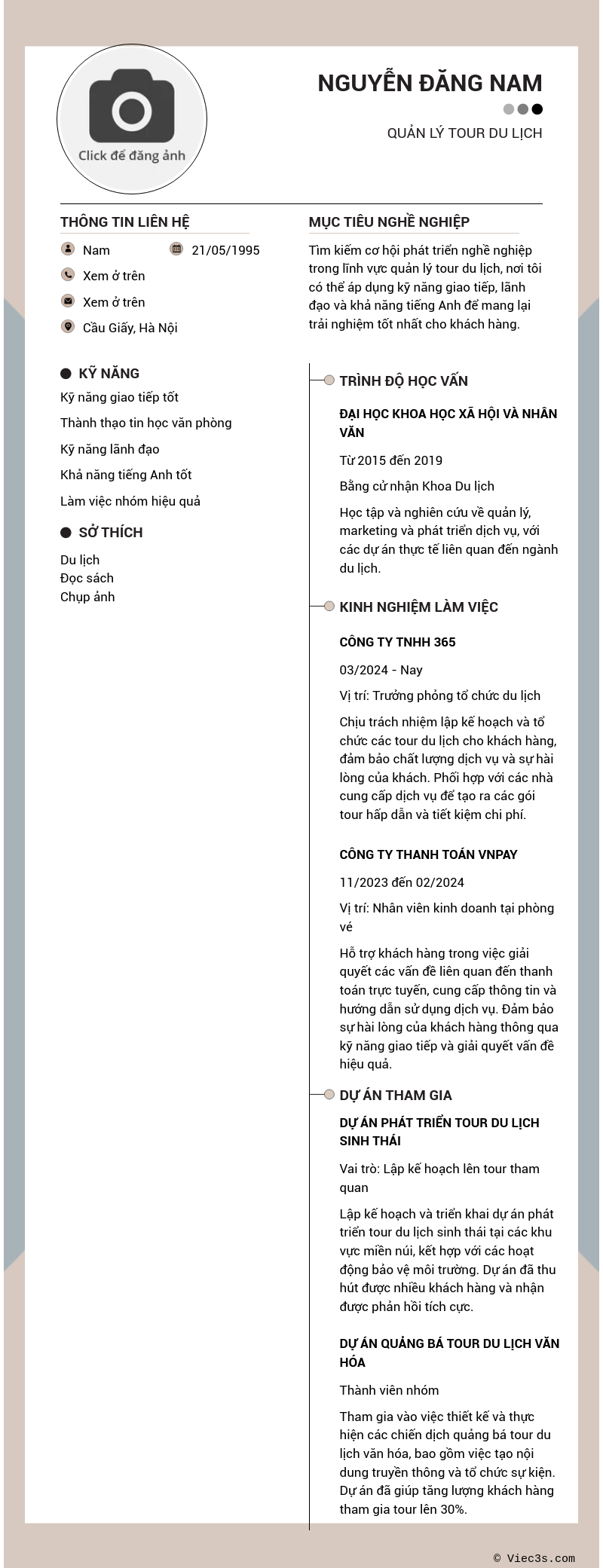 CV ứng viên
