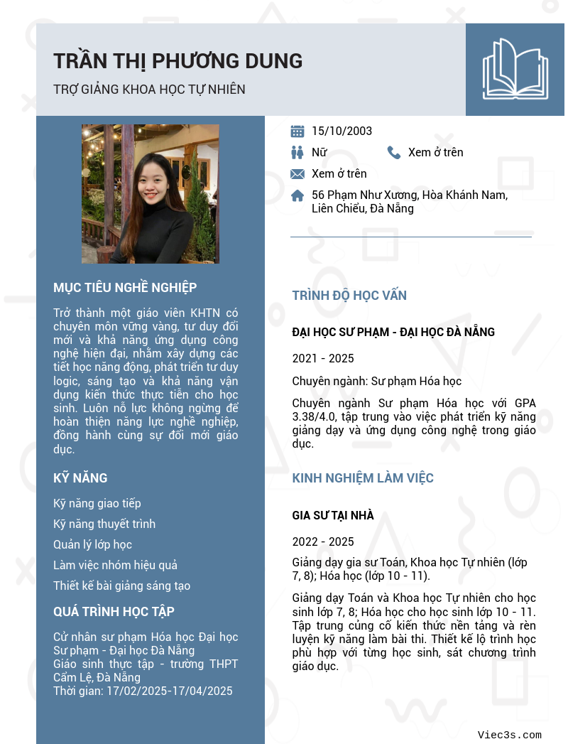 CV ứng viên