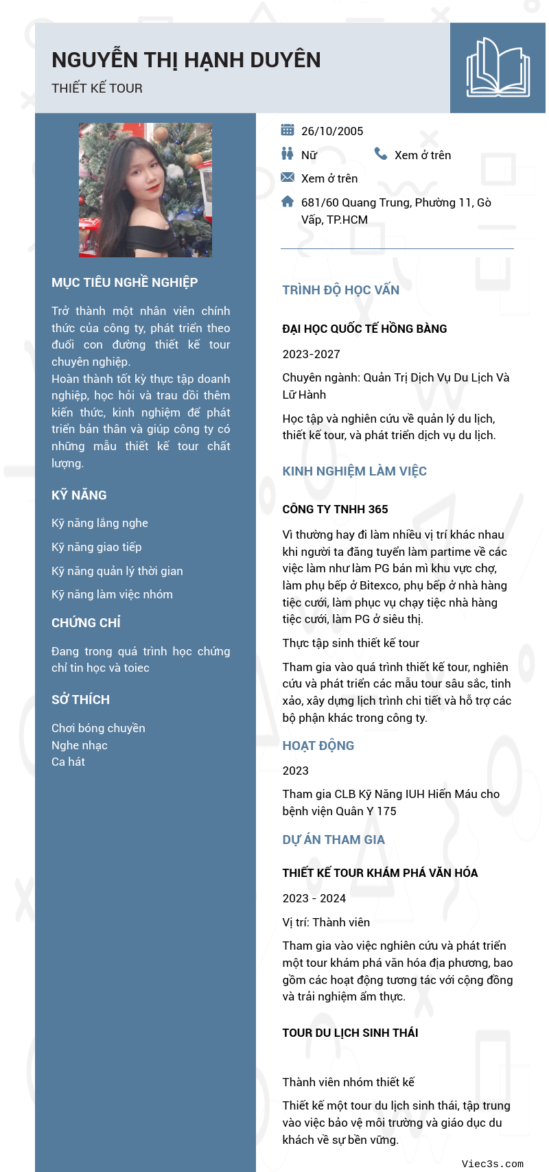 CV ứng viên