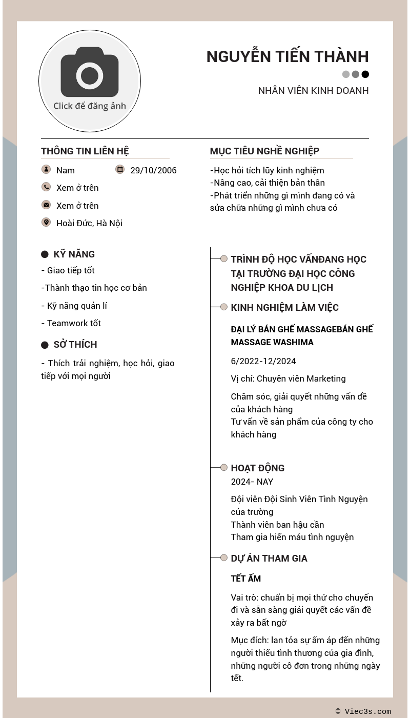 CV ứng viên