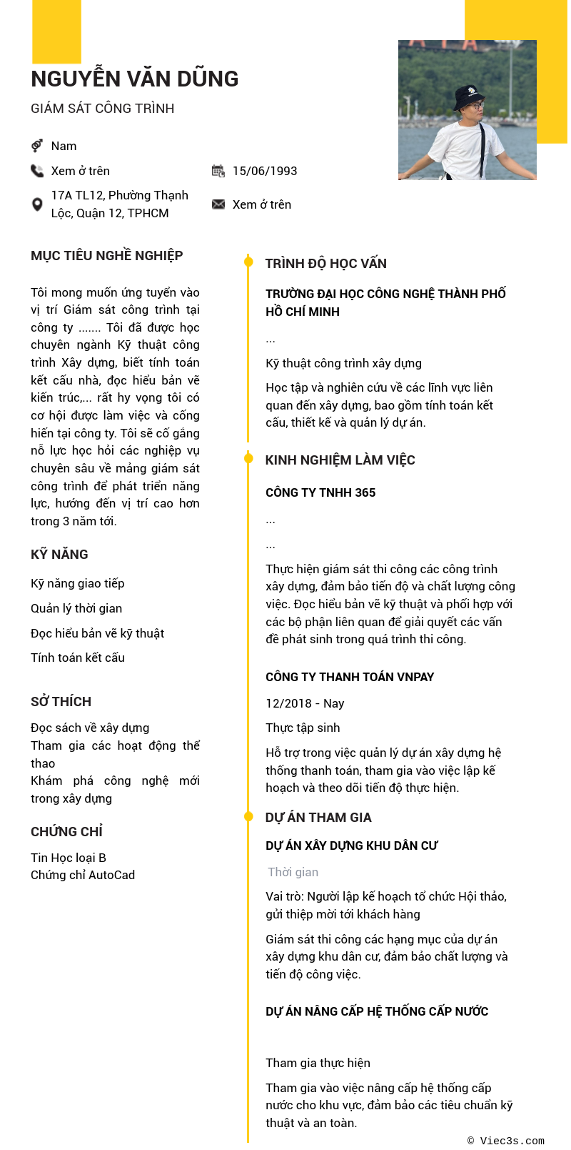 CV ứng viên