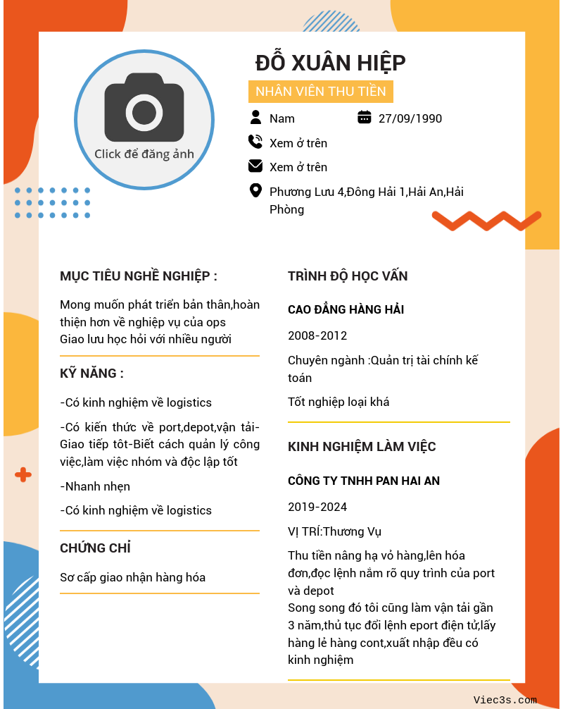 CV ứng viên
