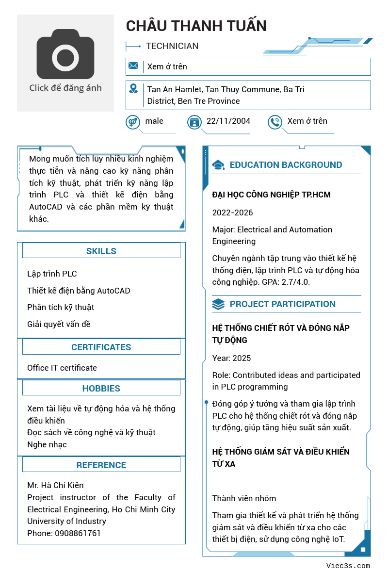 CV ứng viên