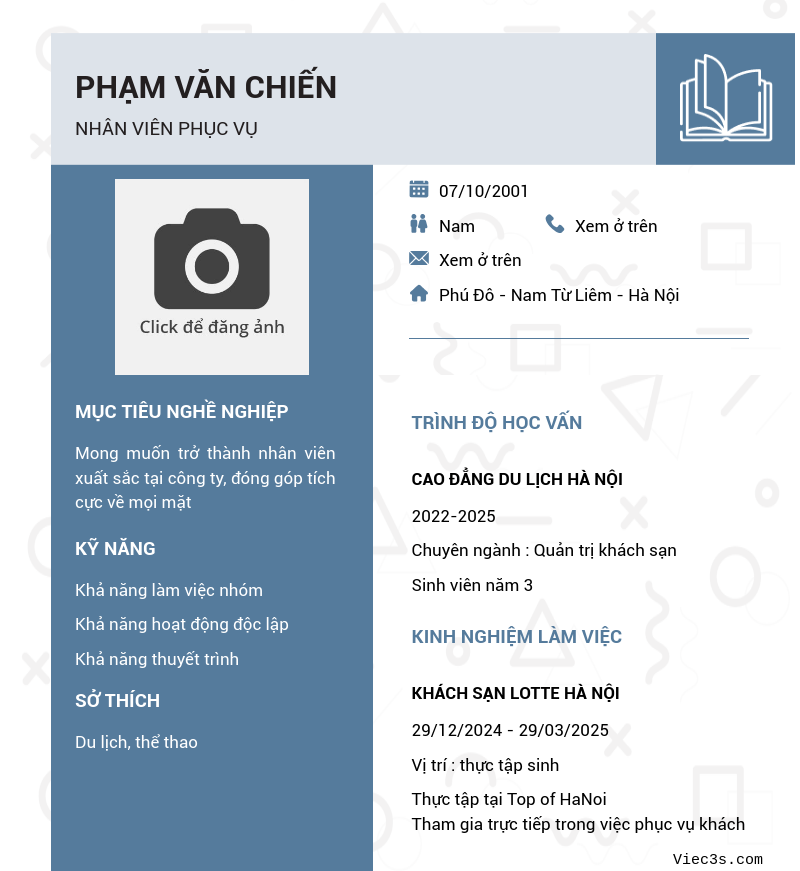 CV ứng viên
