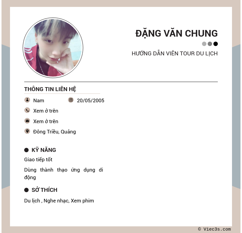 CV ứng viên