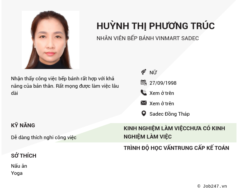 CV ứng viên