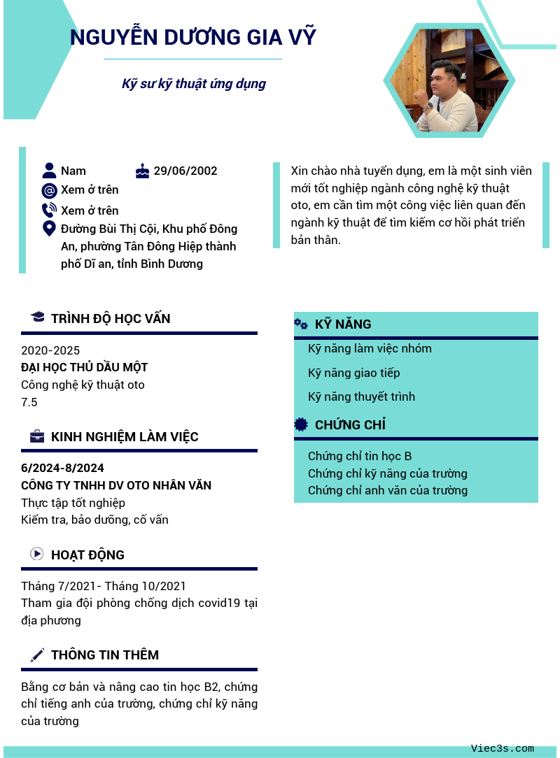 CV ứng viên