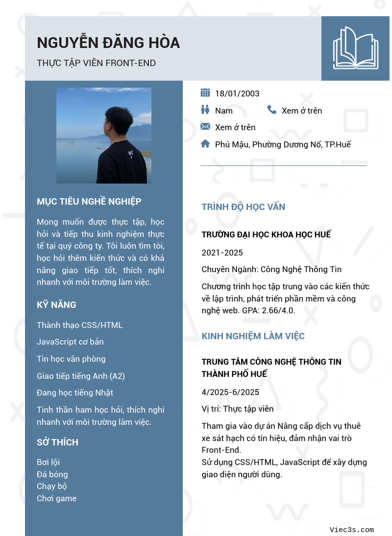 CV ứng viên