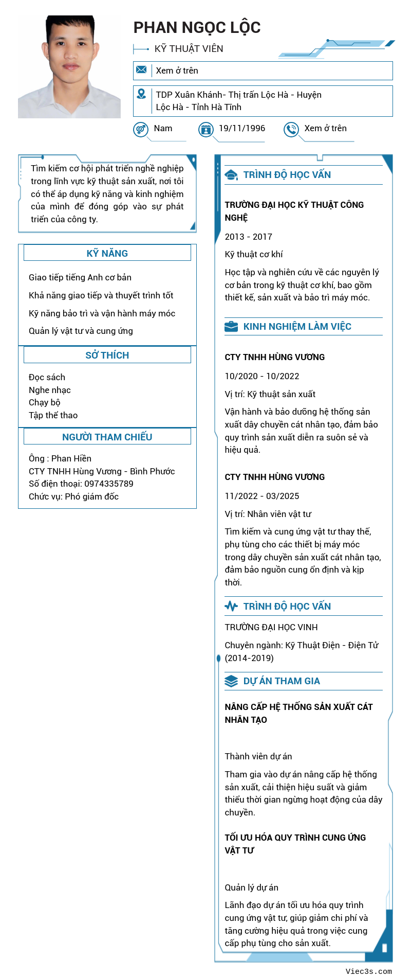 CV ứng viên