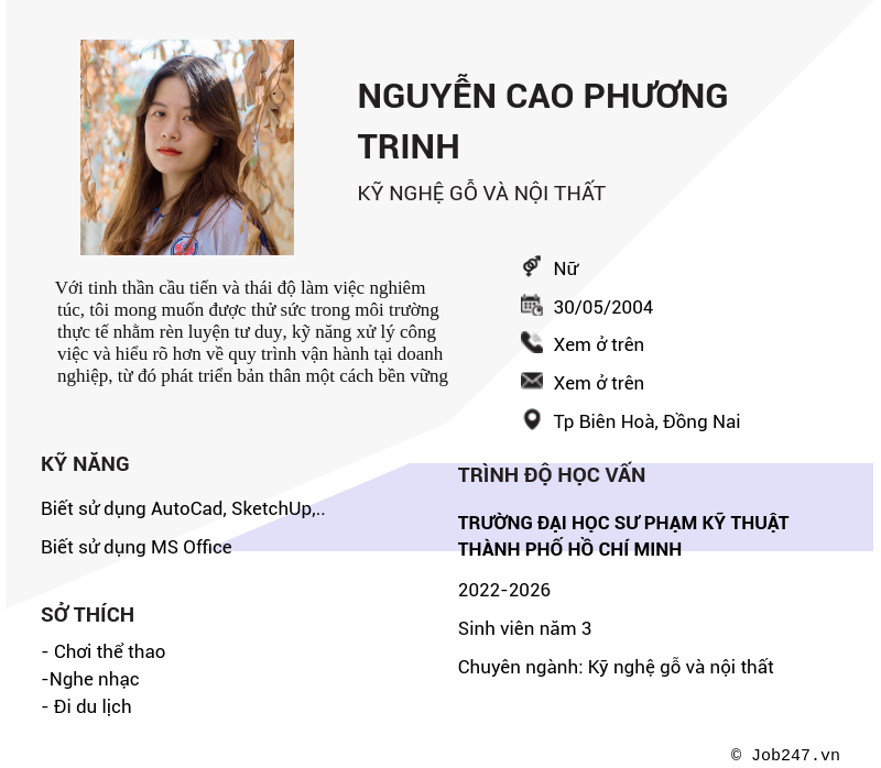 CV ứng viên