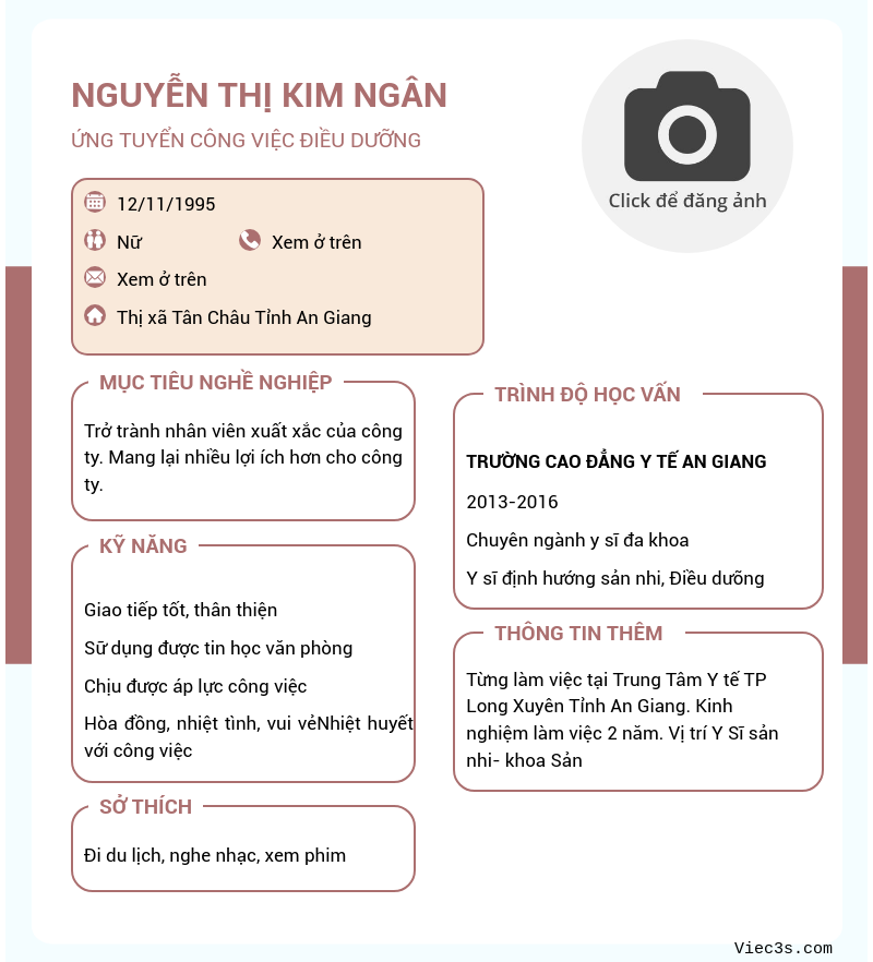 CV ứng viên