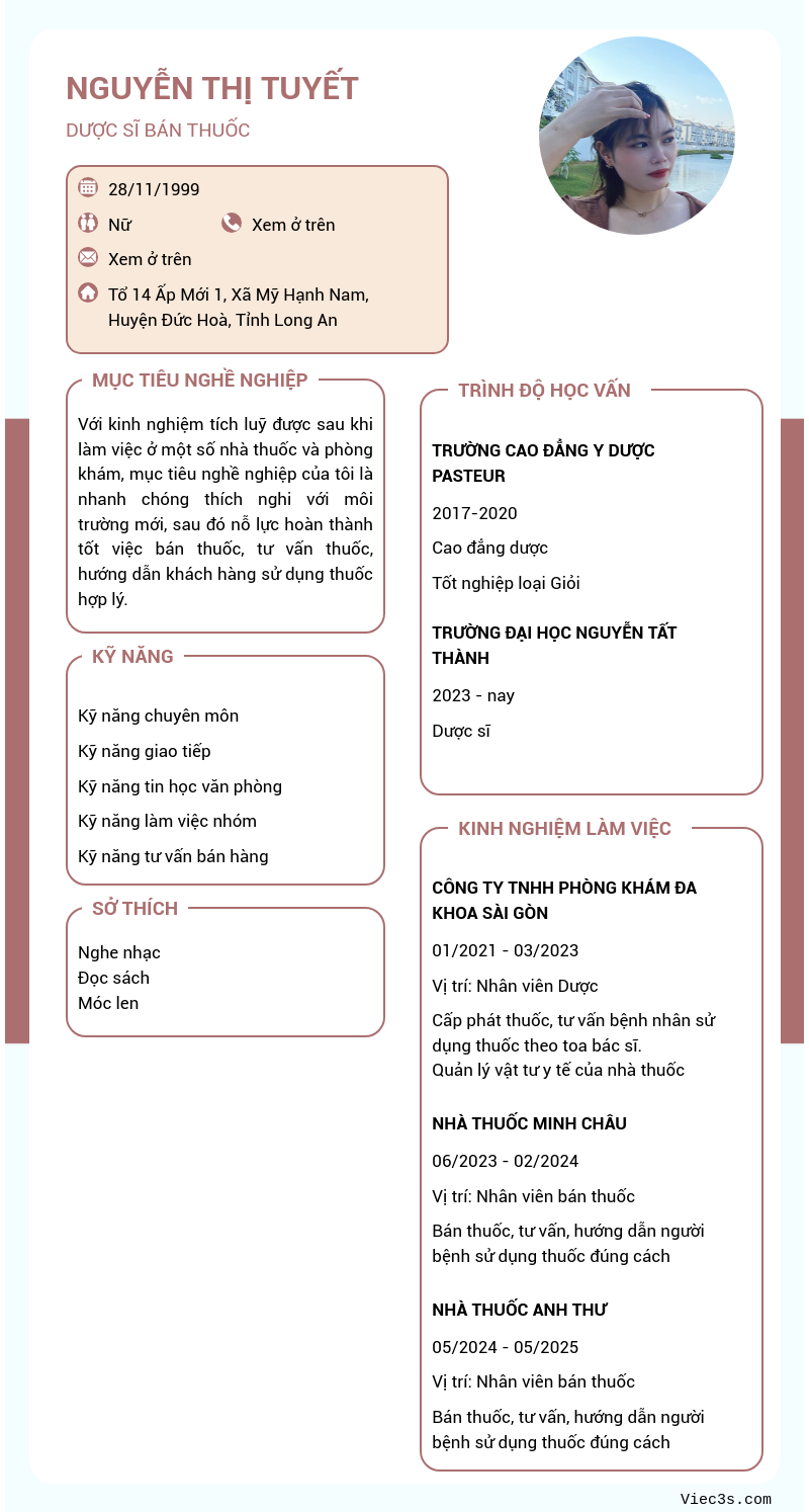 CV ứng viên