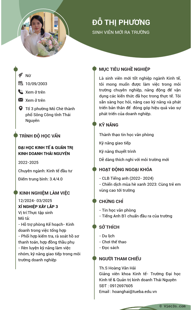 CV ứng viên