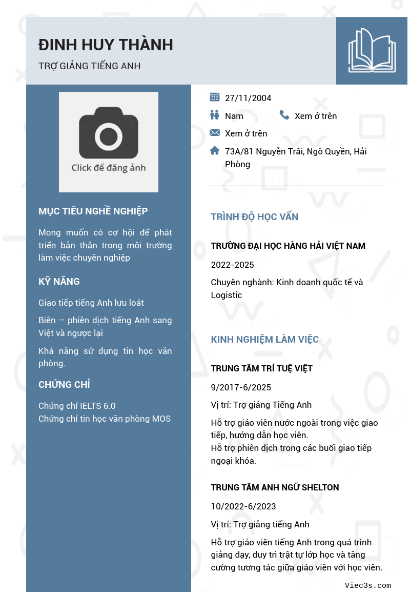 CV ứng viên