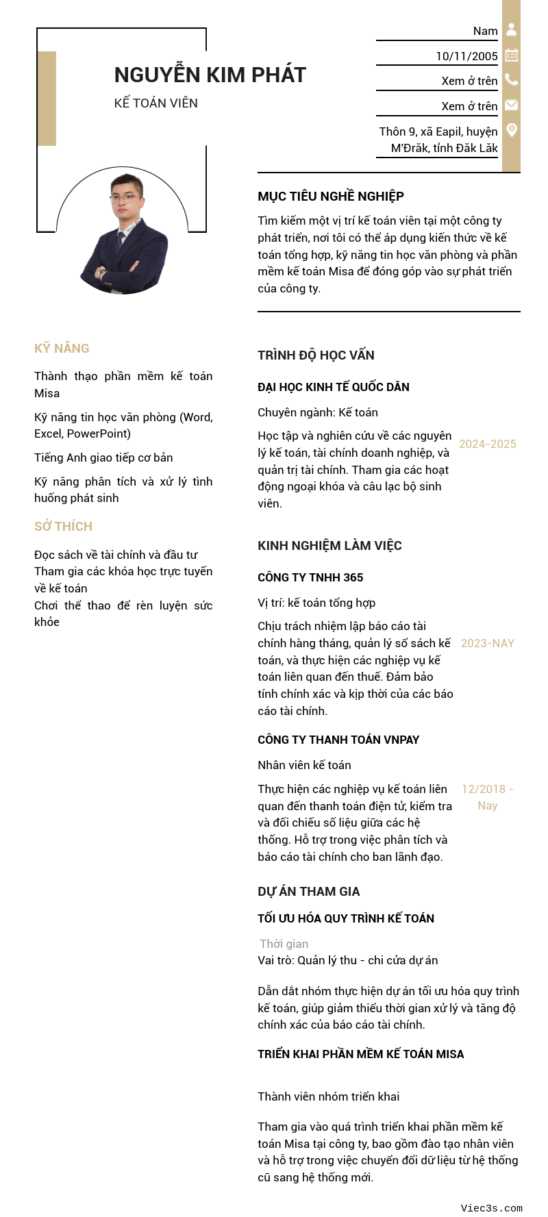 CV ứng viên