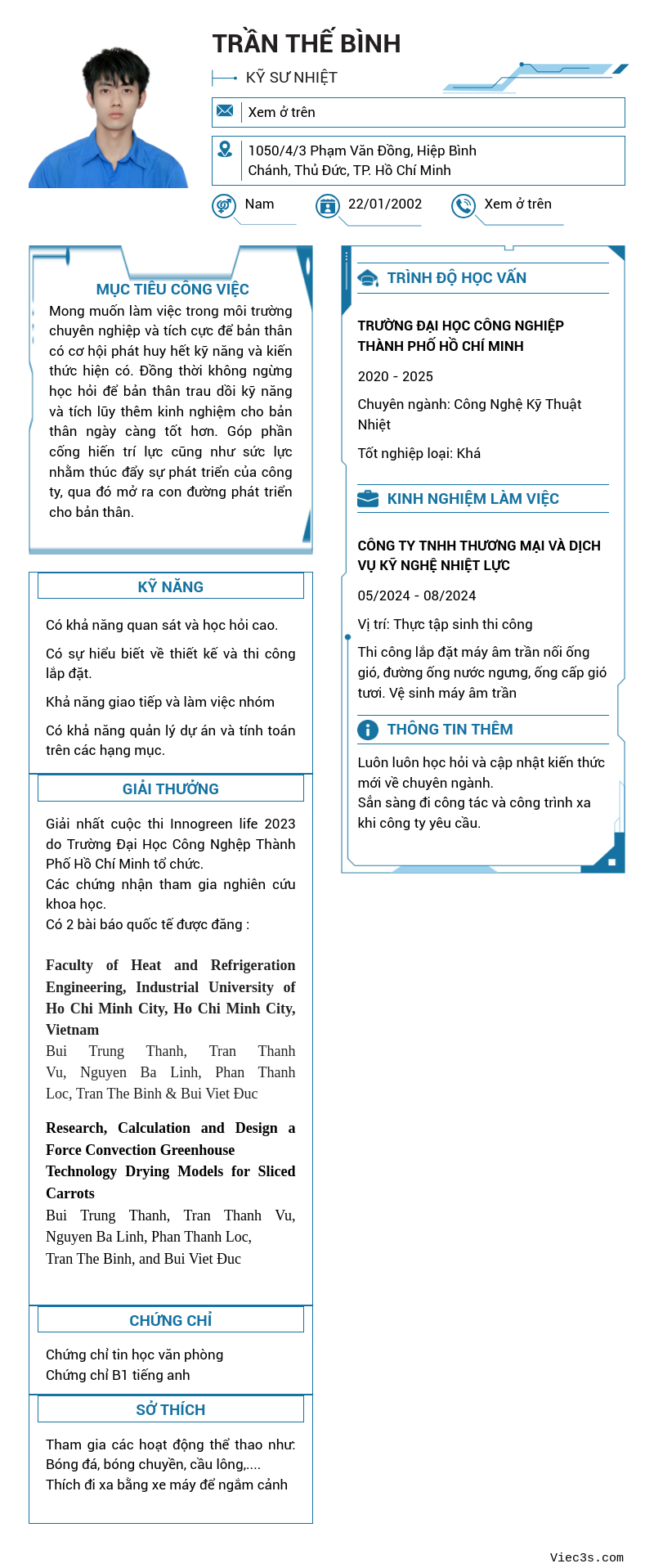 CV ứng viên