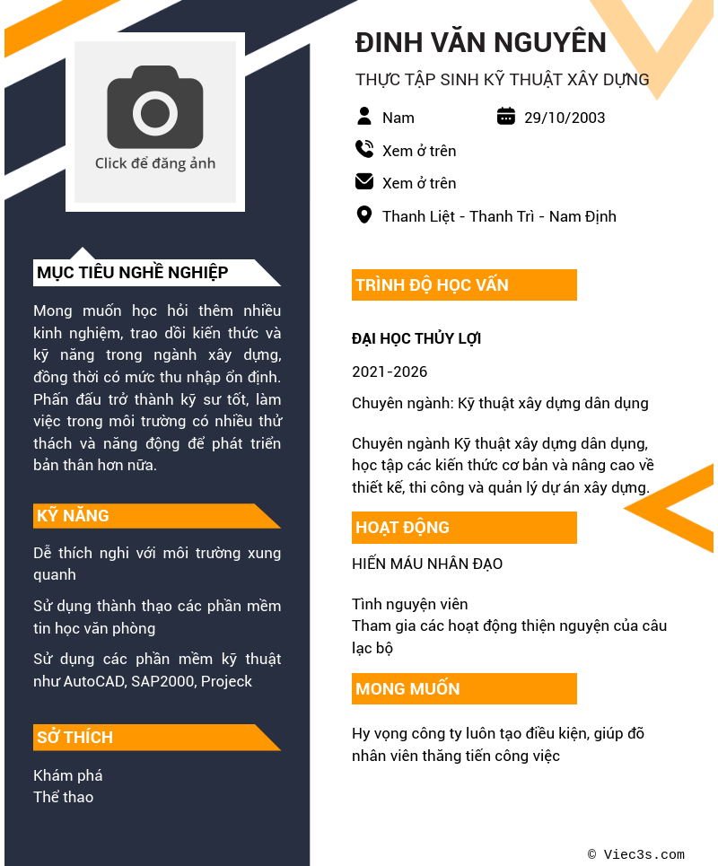 CV ứng viên