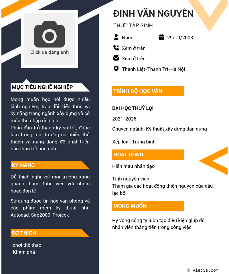 CV ứng viên
