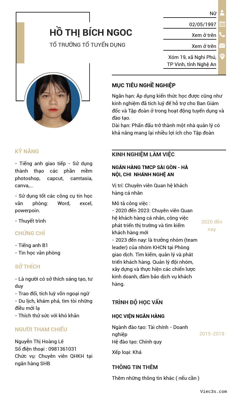 CV ứng viên