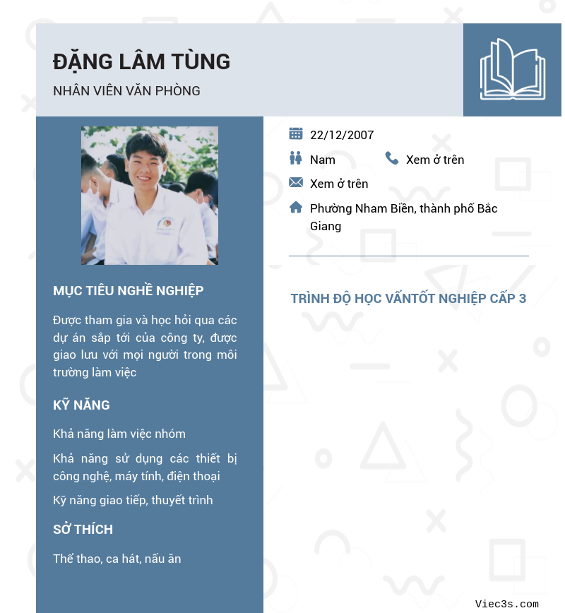 CV ứng viên