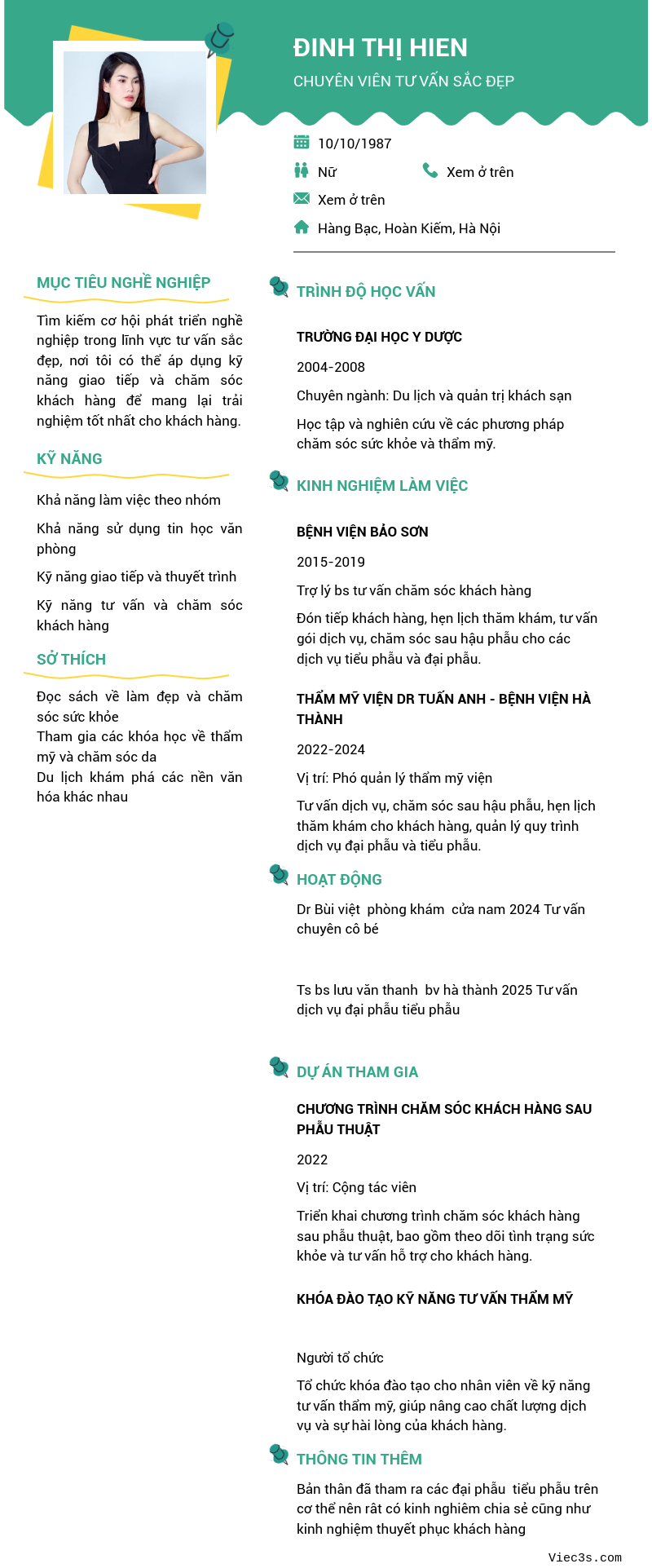 CV ứng viên