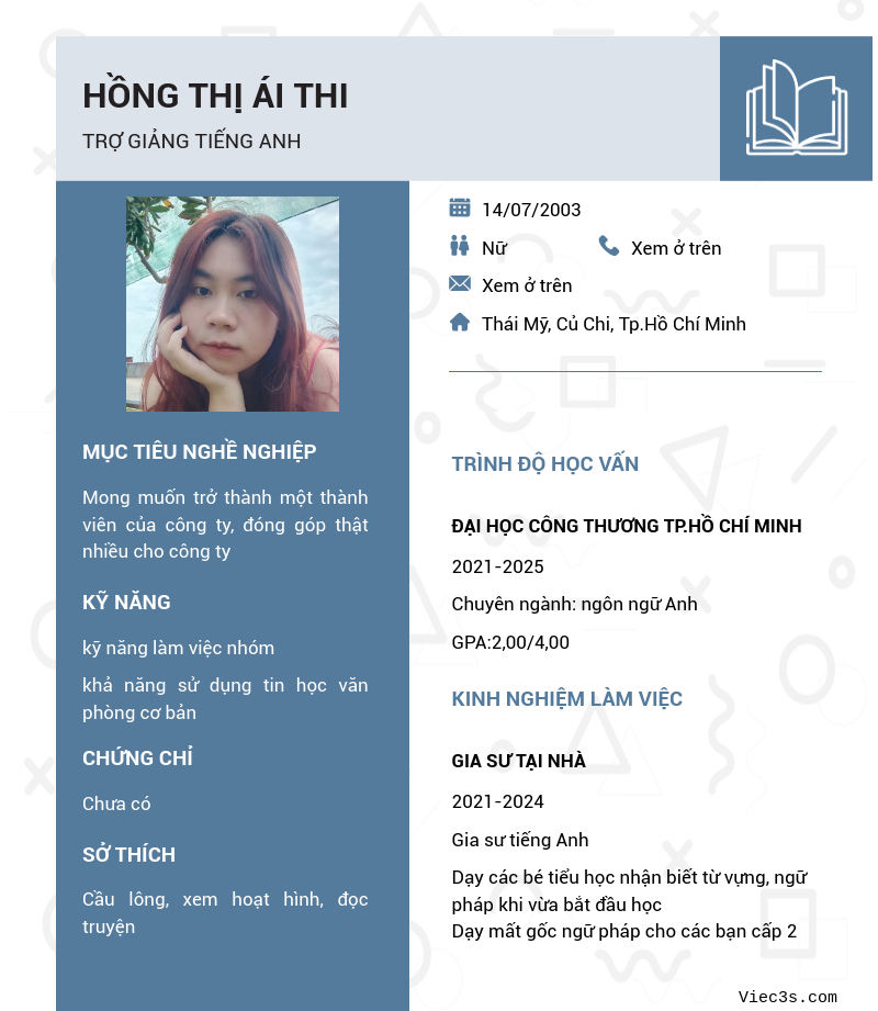 CV ứng viên