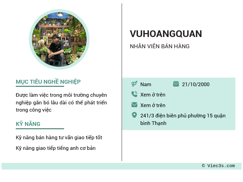 CV ứng viên