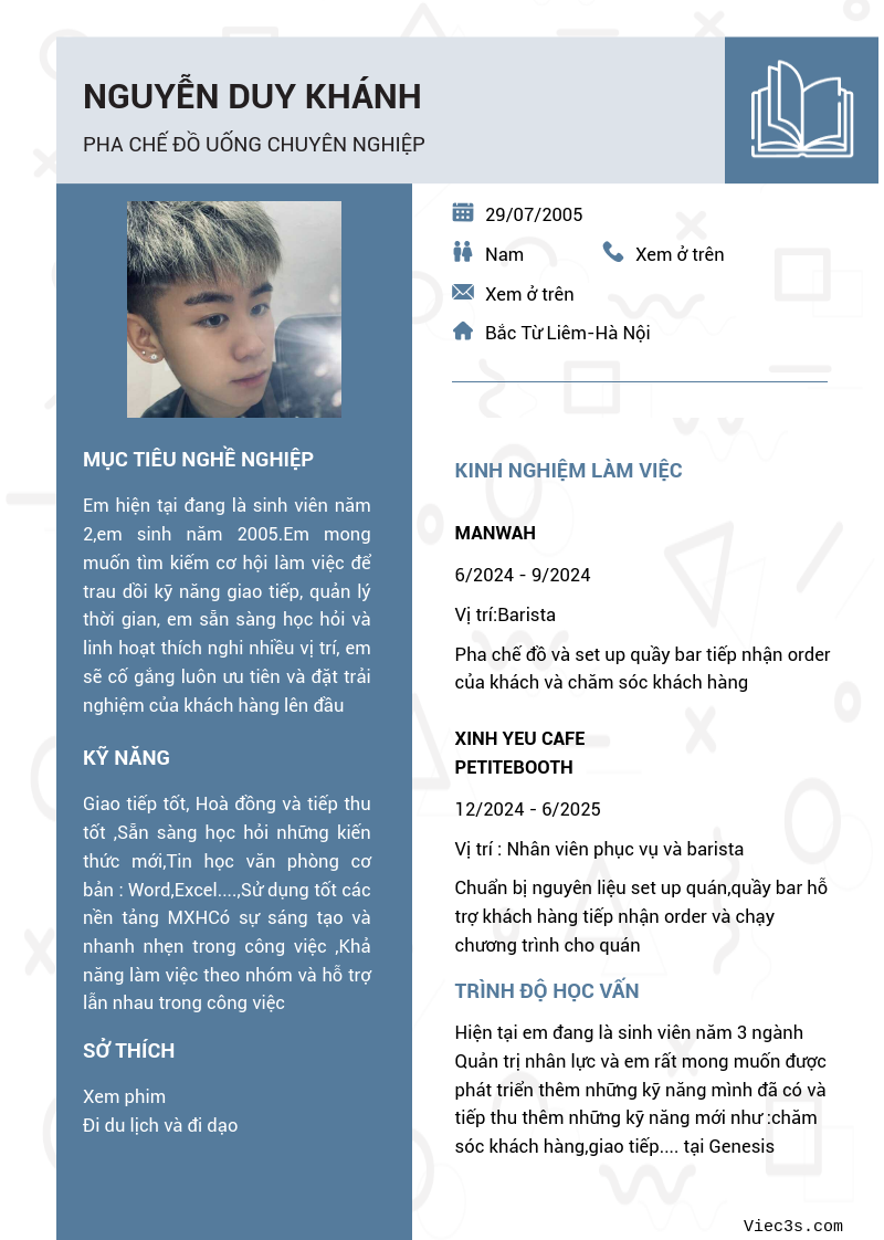 CV ứng viên