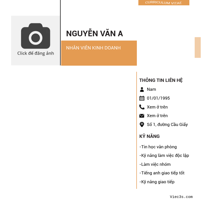 CV ứng viên