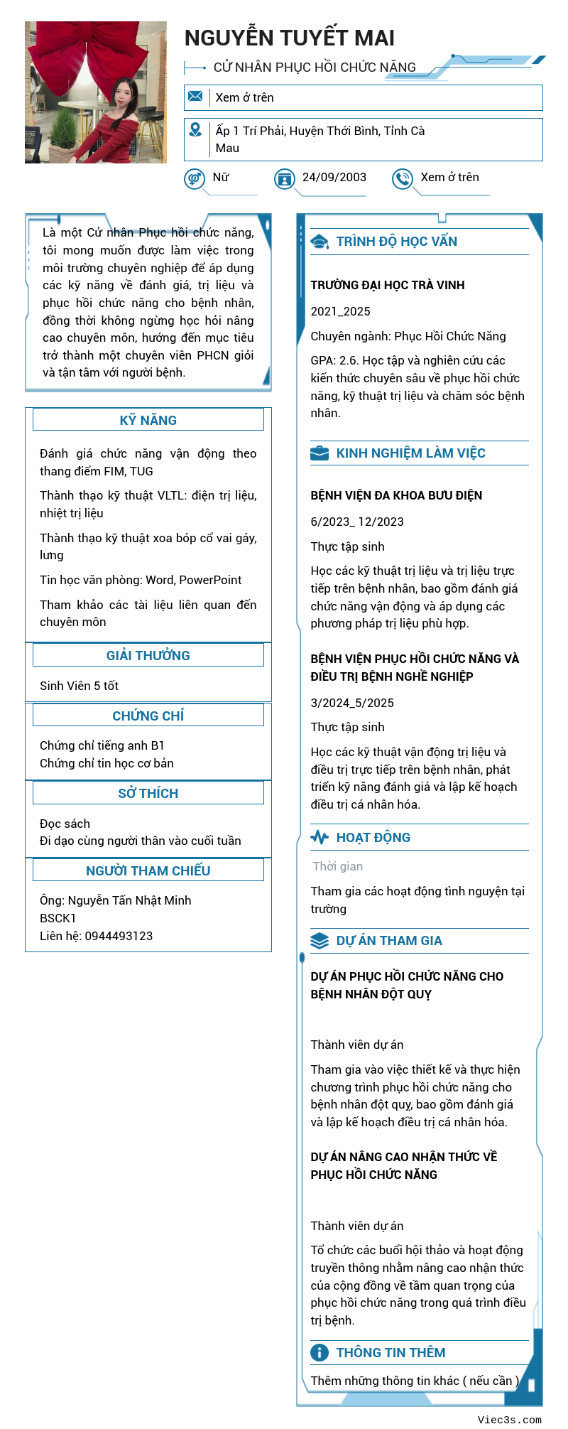 CV ứng viên
