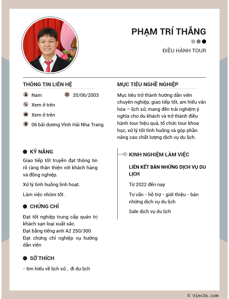 CV ứng viên