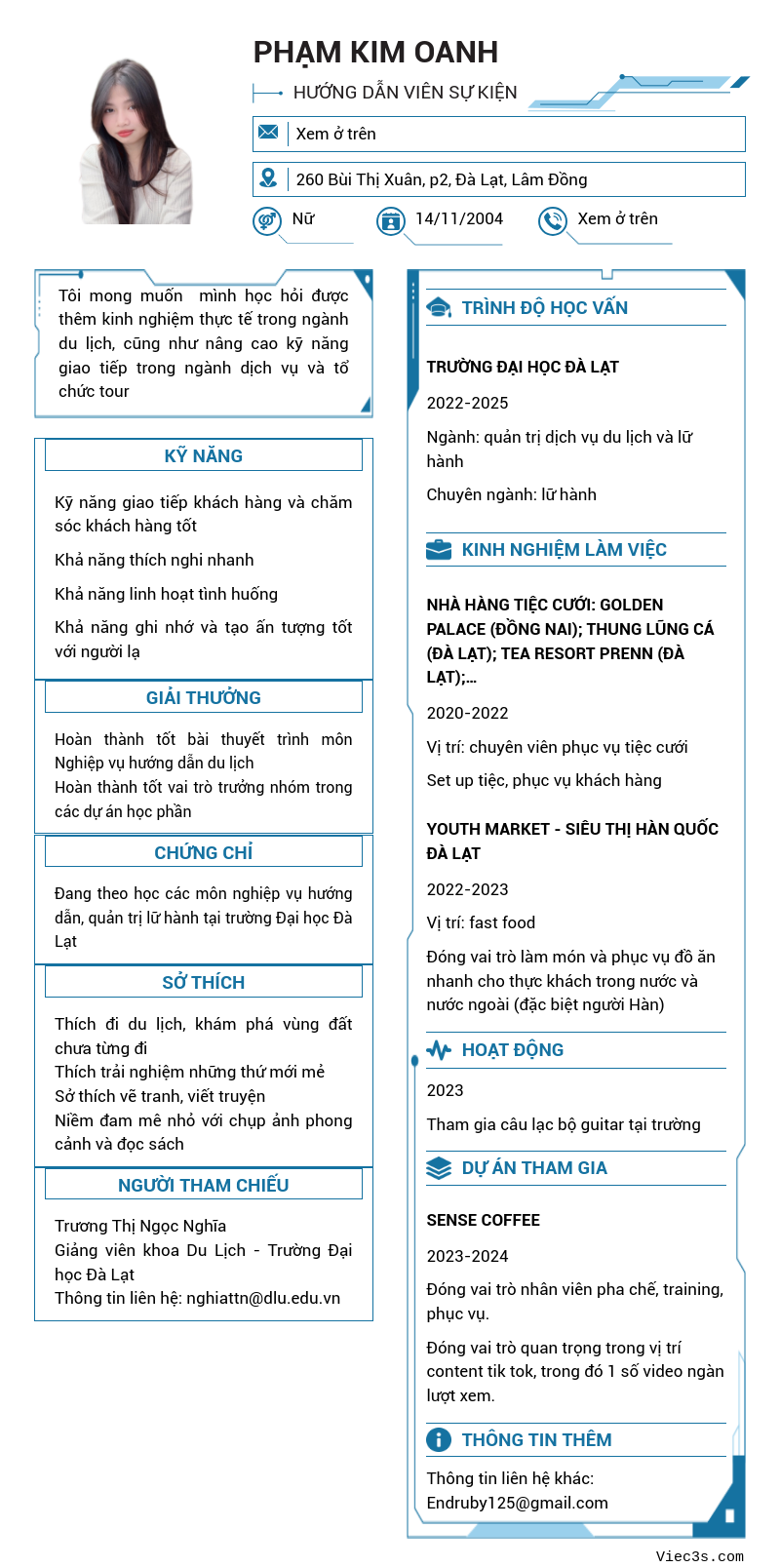 CV ứng viên