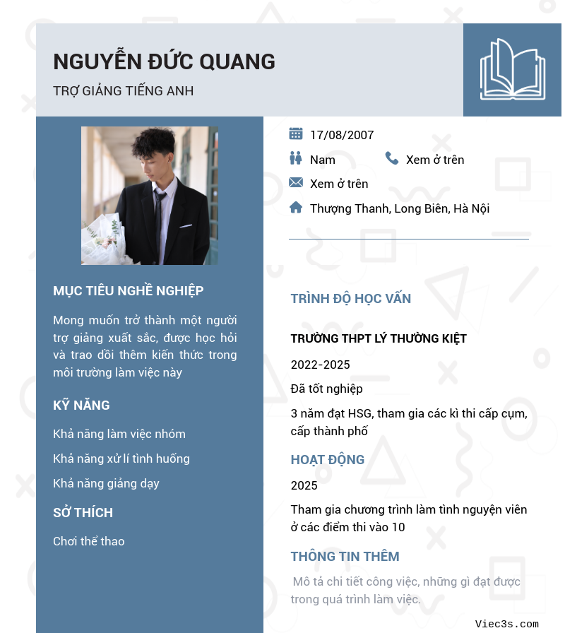 CV ứng viên