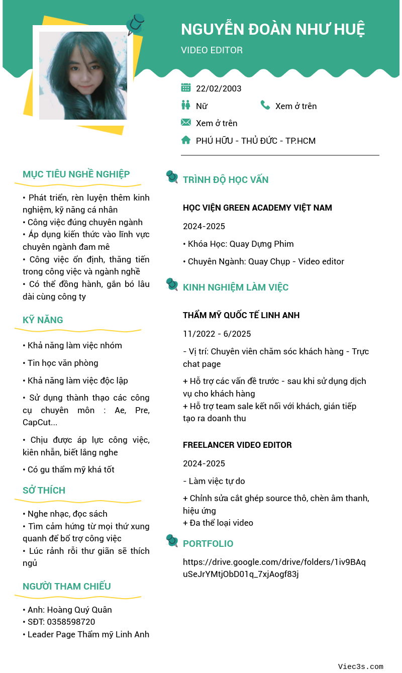 CV ứng viên