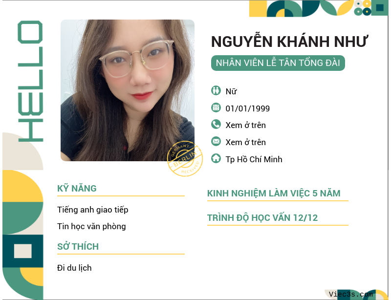 CV ứng viên