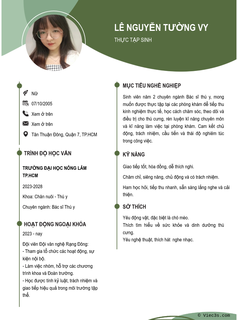 CV ứng viên