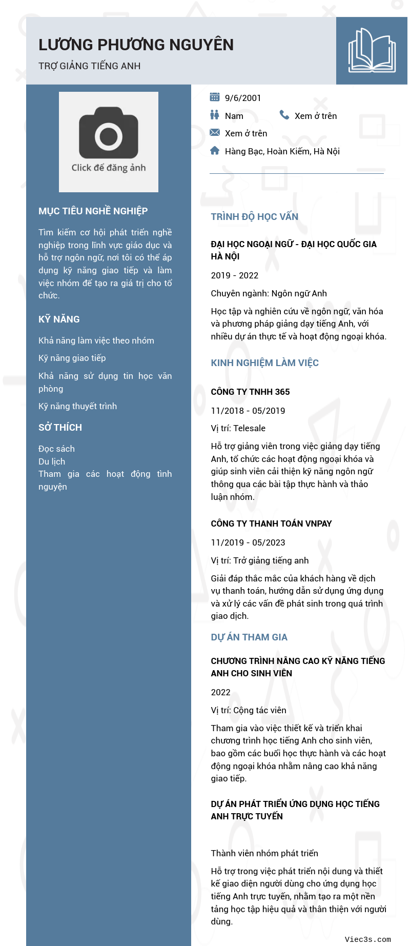 CV ứng viên