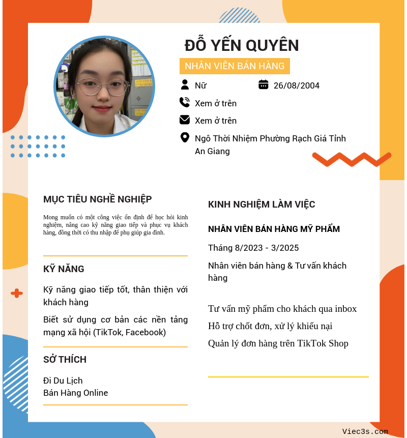 CV ứng viên