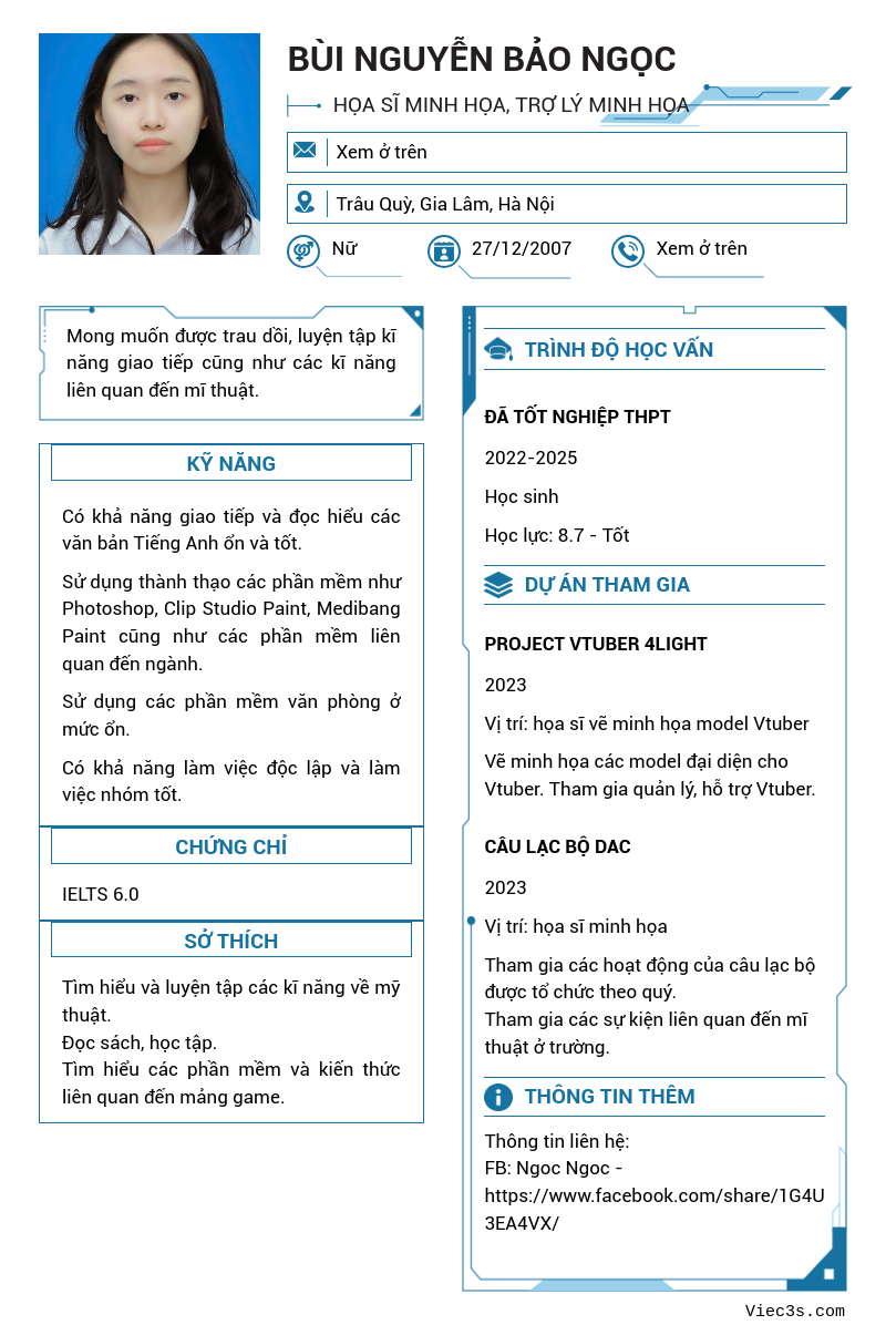 CV ứng viên