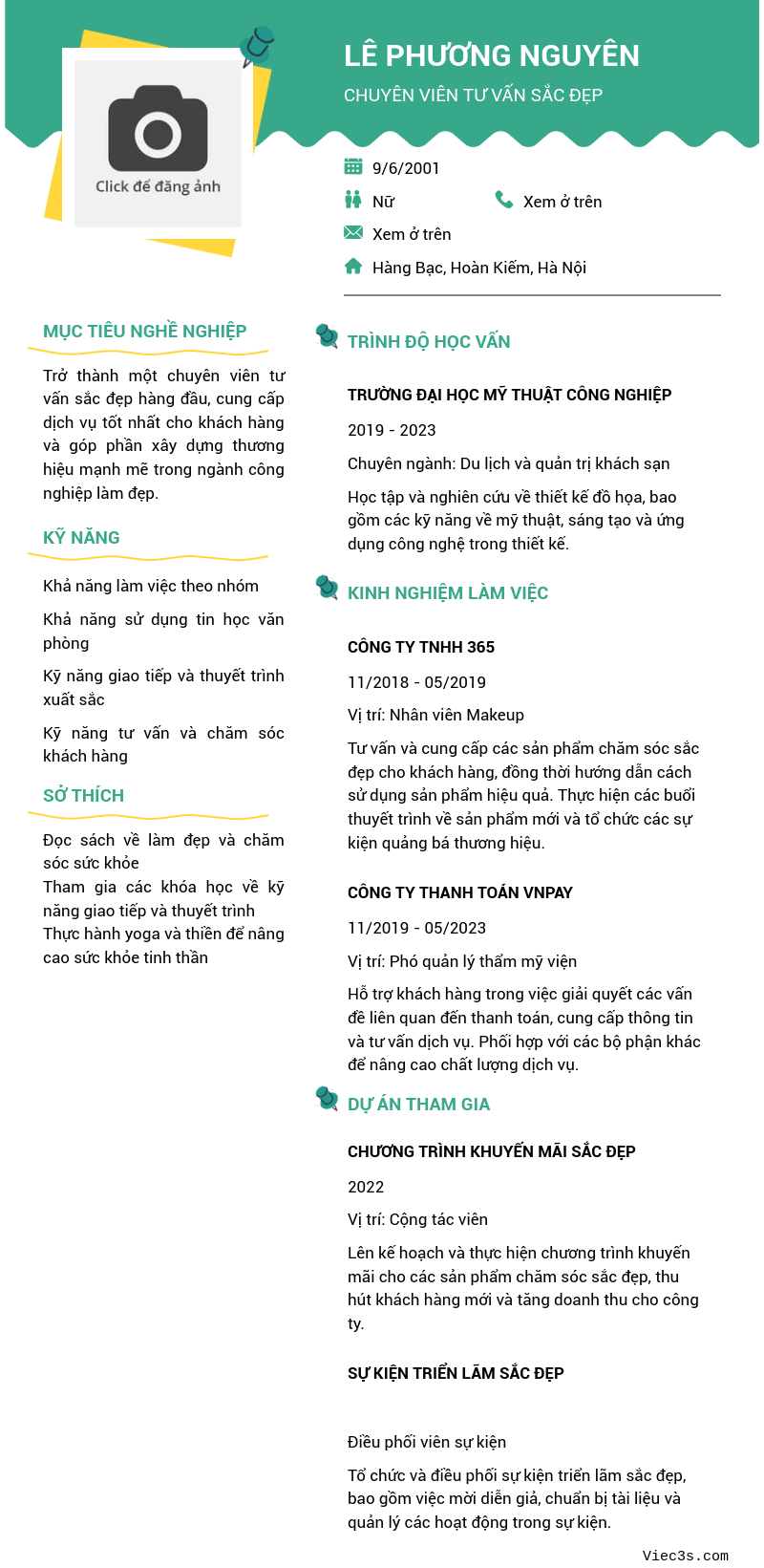 CV ứng viên