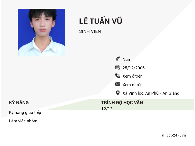 CV ứng viên