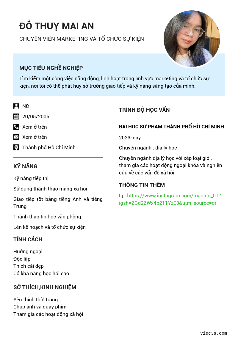 CV ứng viên