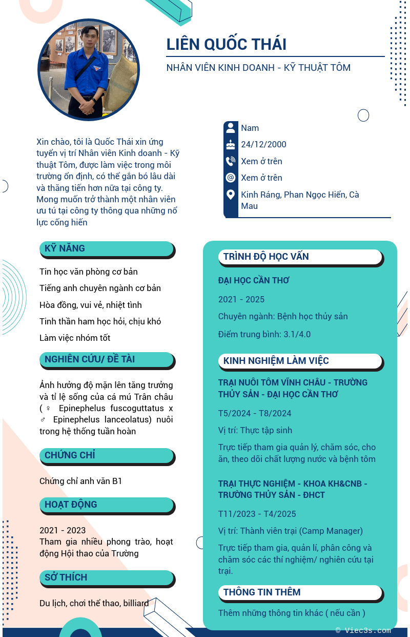 CV ứng viên