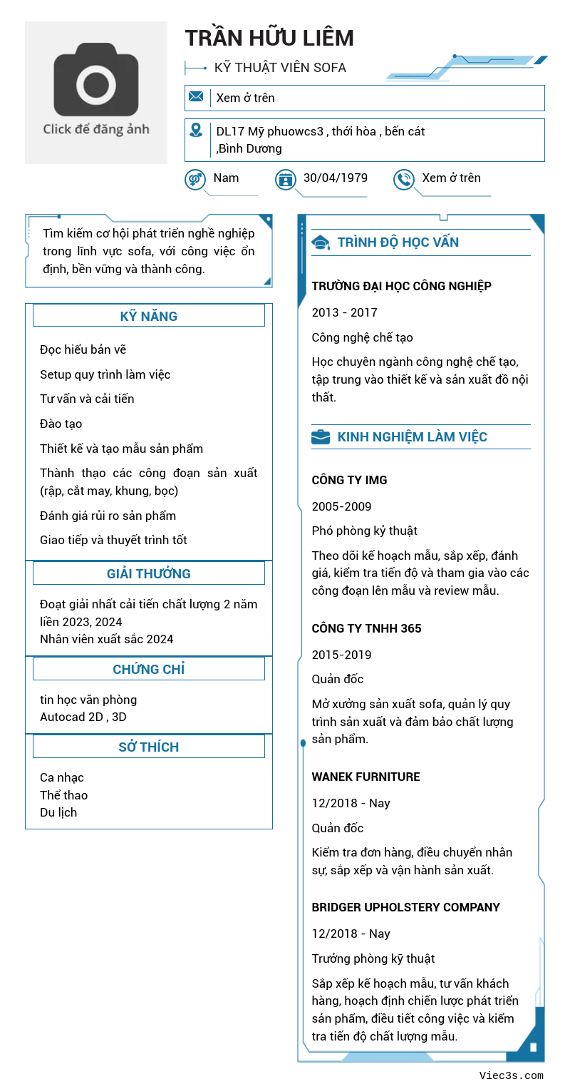 CV ứng viên