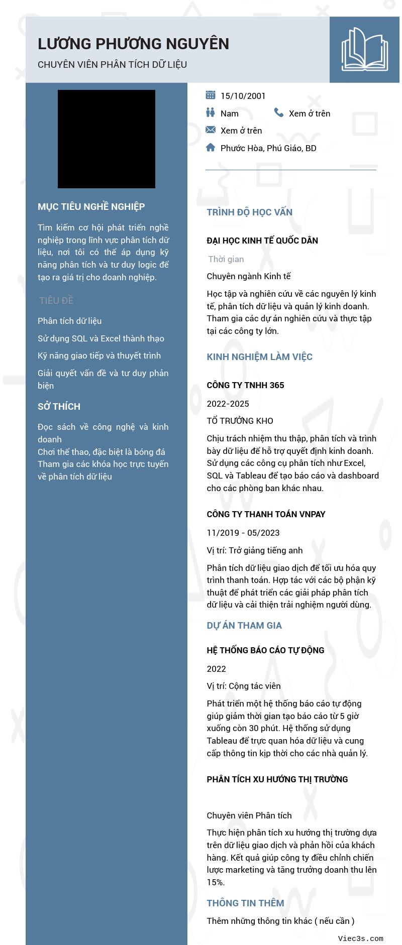 CV ứng viên