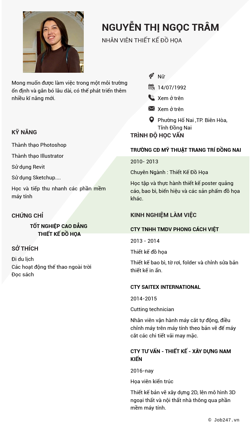 CV ứng viên